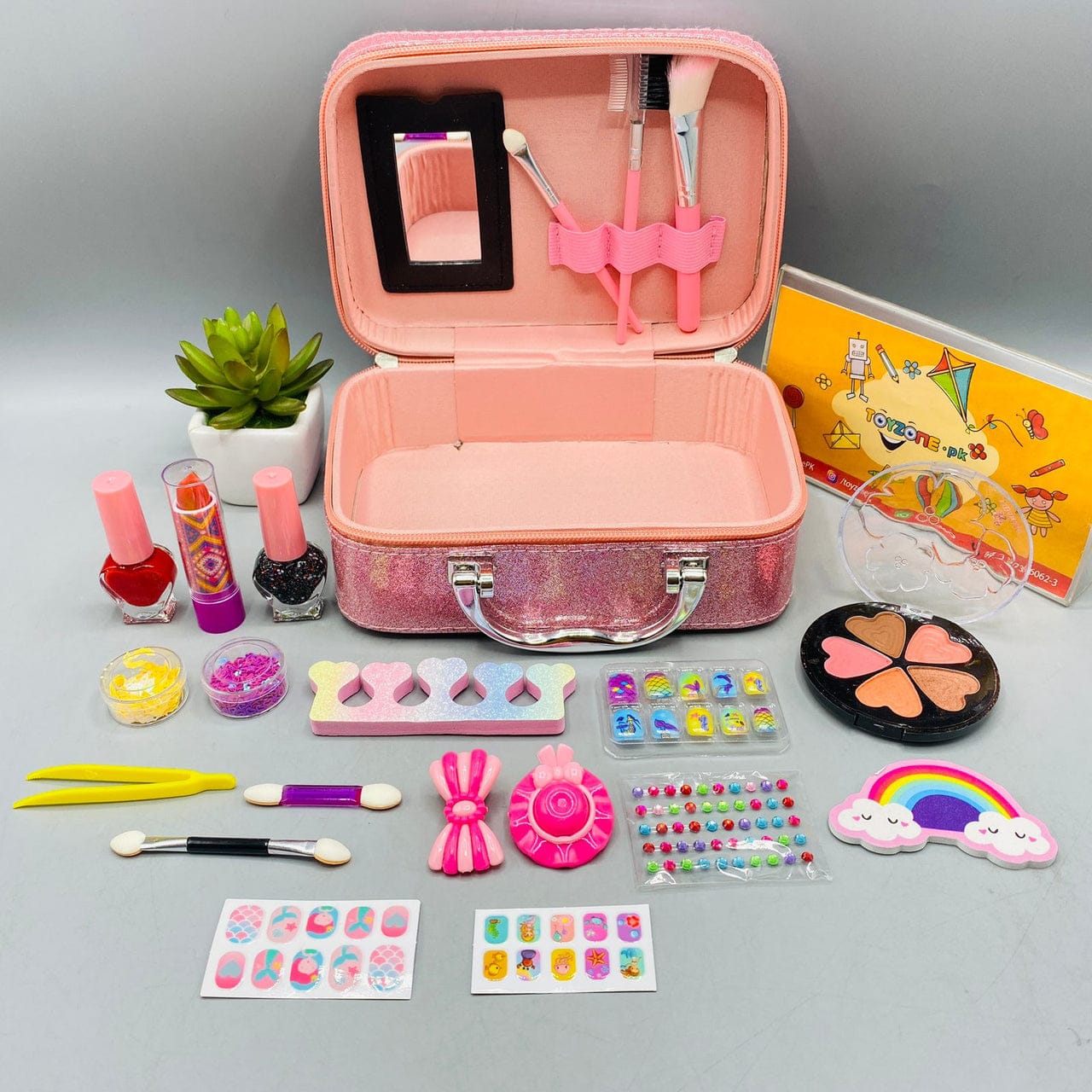 Kids Makeup Kit for Girls, Washable Makeup set 32 Pcs for Kids Girls.