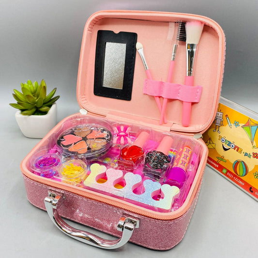 Kids Makeup Kit for Girls, Washable Makeup set 32 Pcs for Kids Girls.